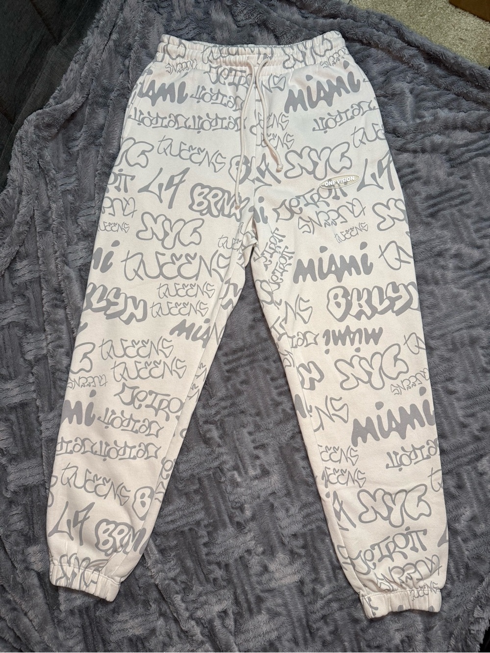 H&M City Print Comfy Joggers